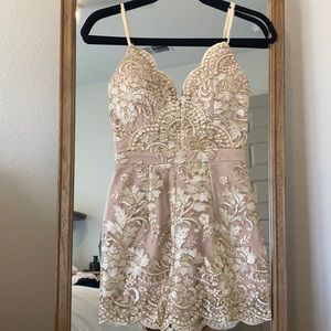 Gold Xenia Romper